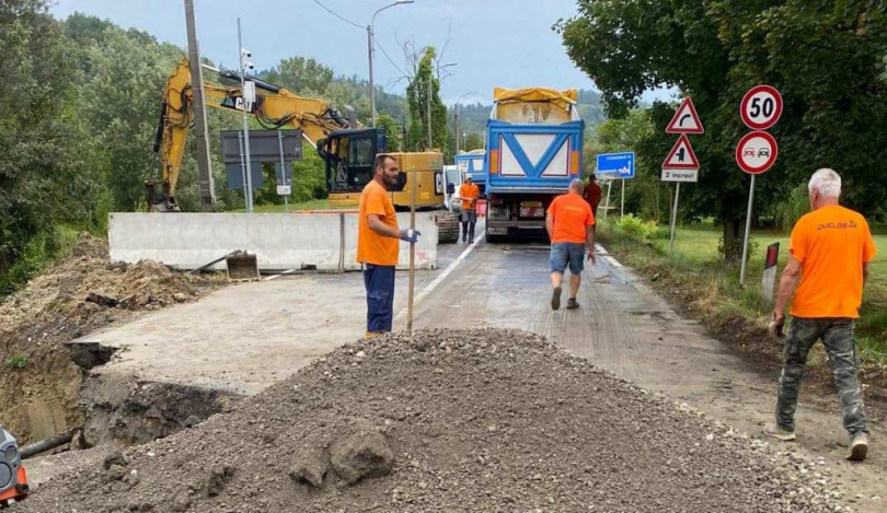 Lavori in Valle San Giovanni: la strada riapre mercoledì 4 settembre. Poi senso unico alternato